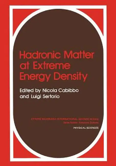 Hadronic Matter at Extreme Energy Density by N. Cabibbo