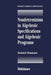 Nondeterminism in Algebraic Specifications and Algebraic Programs by Hussmann
