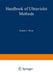 Handbook of Ultraviolet Methods by Robert G. White