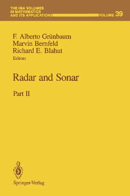 Radar and Sonar: Part II by F. Alberto Grünbaum