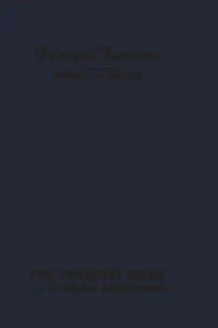 Principal Functions by M. Nakai