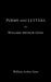 Poems and Letters of William Arthur Goss by William Arthur Goss