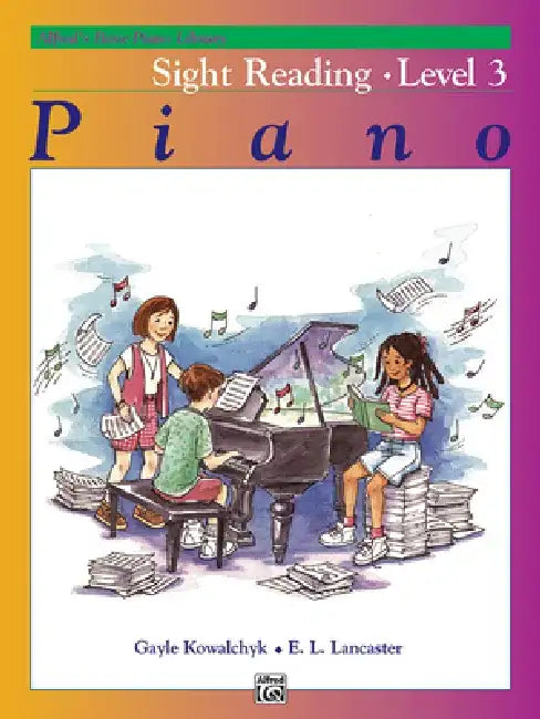 Alfred's Basic Piano Library Sight Reading, Bk 3 by Gayle Kowalchyk
