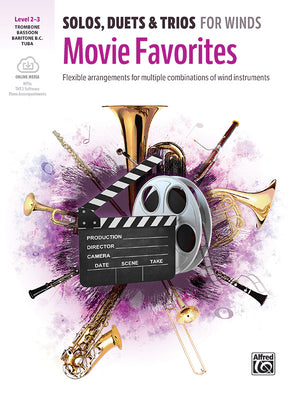 Solos, Duets & Trios for Winds -- Movie Favorites: Flexible Arrangements for Multiple Combinations of Wind Instruments, Book & CD by Bill Galliford