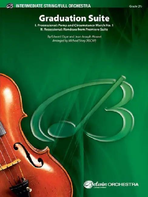 Graduation Suite: I. Processional: Pomp and Circumstance March No. 1 and II. Recessional: Rondeau from Premiere Suite, Conductor Score & by Edward Elgar