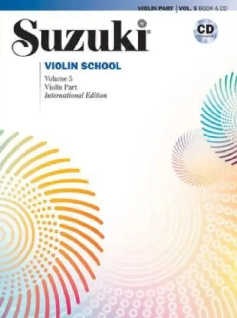 Suzuki Violin School, Volume 5: Violin Part, Book & CD by Shinichi Suzuki