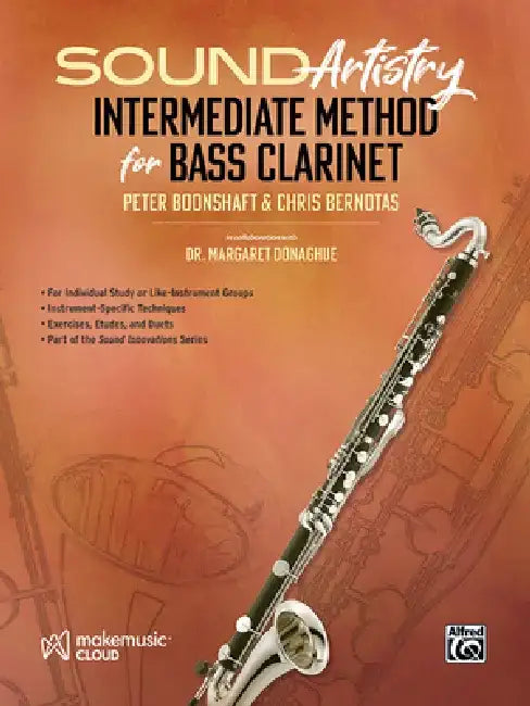 Sound Artistry Intermediate Method for Bass Clarinet by Peter Boonshaft