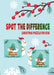 Spot the difference: Christmas puzzle by Emma Jane