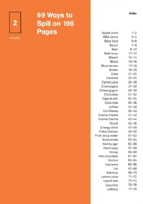 99 Ways to Spill on 198 Pages by Sebastian Ly Serena