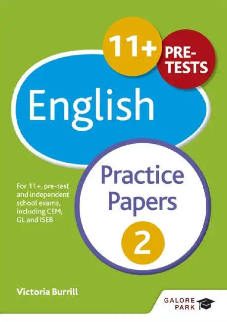 11+ English Practice Papers 2 by Victoria Burrill