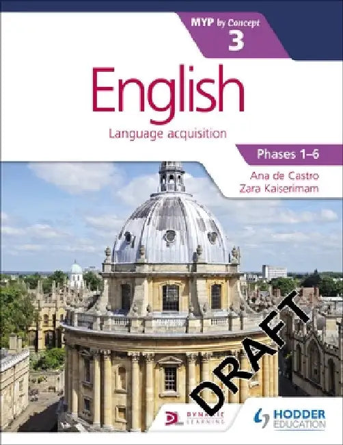 English for the Ib Myp 3 by Ana de Castro