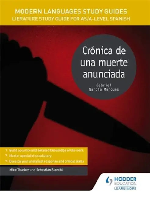 Modern Languages Study Guides: Cronica de una muerte anunciada by Sebastian Bianchi
