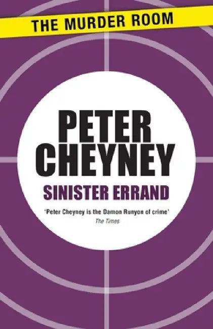 Sinister Errand by Peter Cheyney