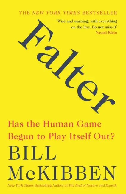 Falter by Bill McKibben