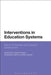 Interventions in Education Systems: Reform and Development by David Scott