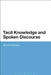 Tacit Knowledge and Spoken Discourse by Michele Zappavigna