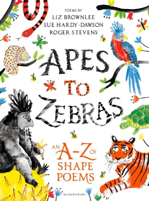 Apes to Zebras: An A-Z of Shape Poems by Roger Stevens