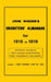 Wisden Cricketers' Almanack 1916 to 1919