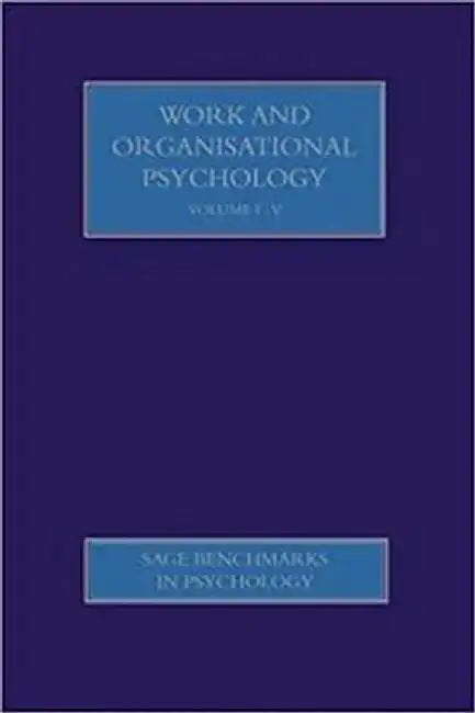 Work and Organisational Psychology  (5 Vols. Set) by John G. O'Gorman, Gerard J. Fogarty