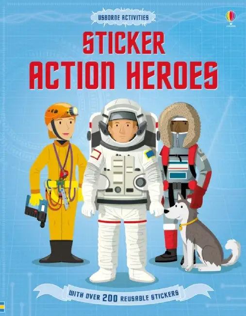 Sticker Action Heroes by Megan Cullis