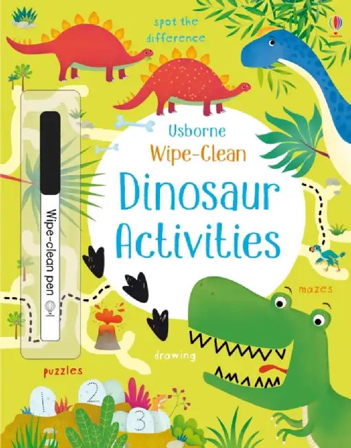 Wipe-Clean Dinosaur Activities by Kirsteen Robson