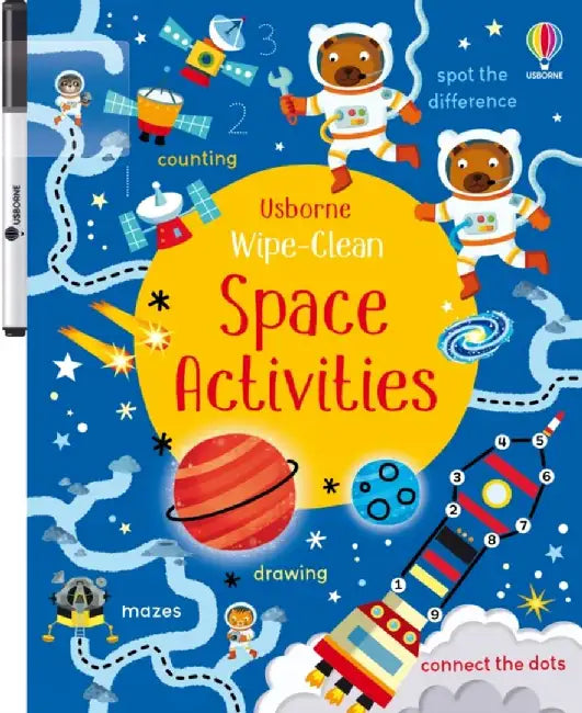 Wipe-Clean Space Activities by Kirsteen Robson