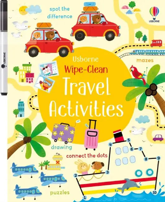 Wipe-Clean Travel Activities by Kirsteen Robson