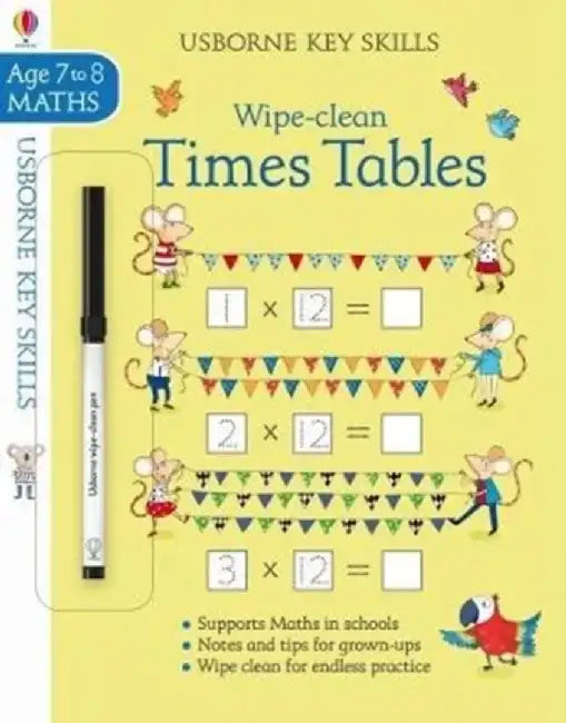 Wipe-clean Times Tables 7-8 by Dawn Young