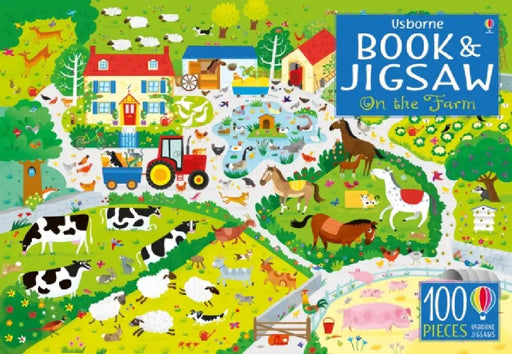 Usborne Book and Jigsaw On the Farm by Kirsteen Robson