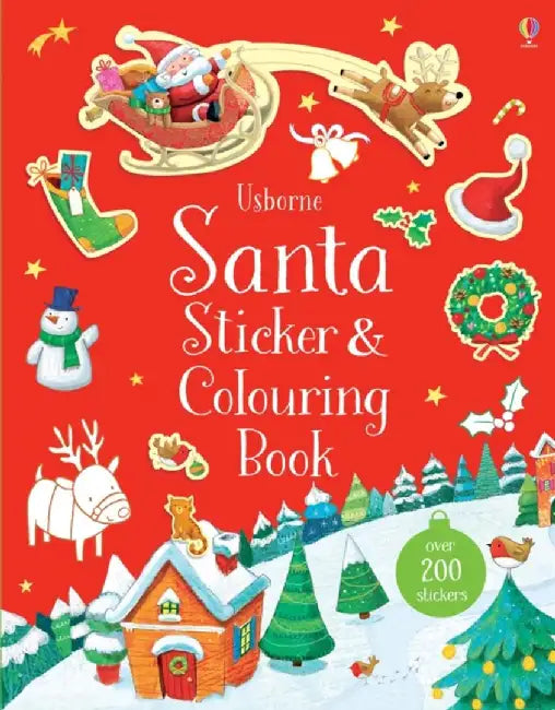 Santa Sticker and Colouring Book by Sam Taplin