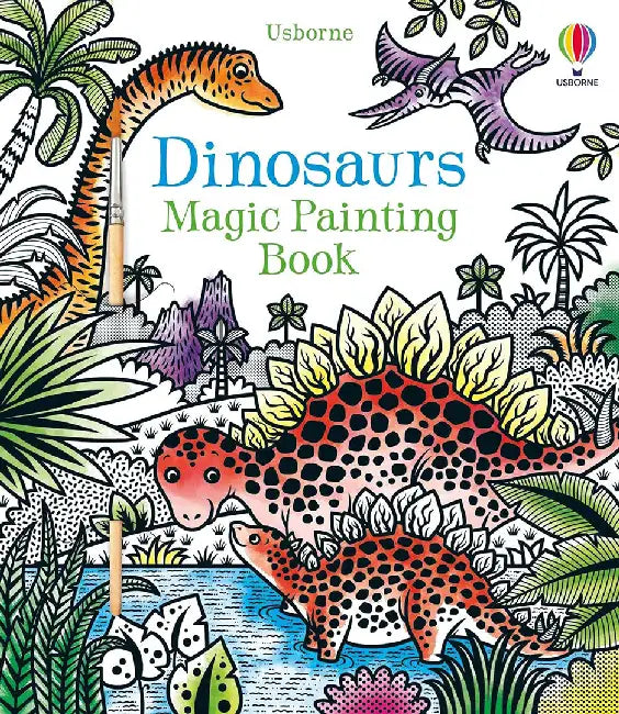 Dinosaurs Magic Painting Book by Lucy Bowman