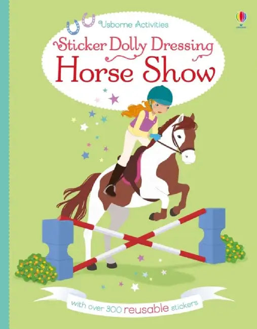 Sticker Dolly Dressing Horse Show by Lucy Bowman