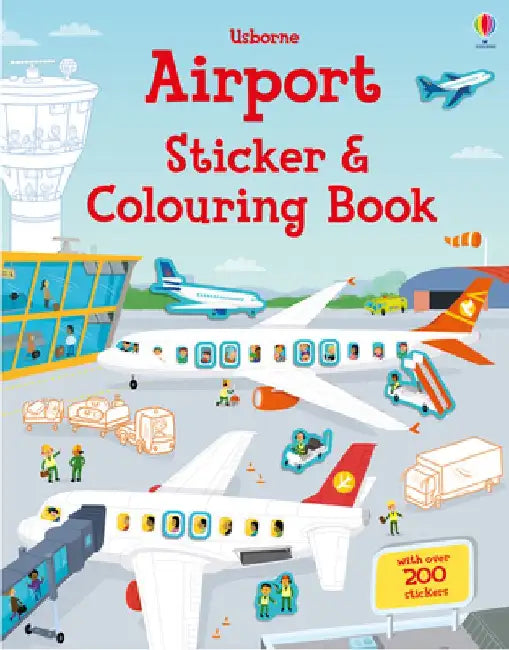 Airport Sticker and Colouring Book by Simon Tudhope