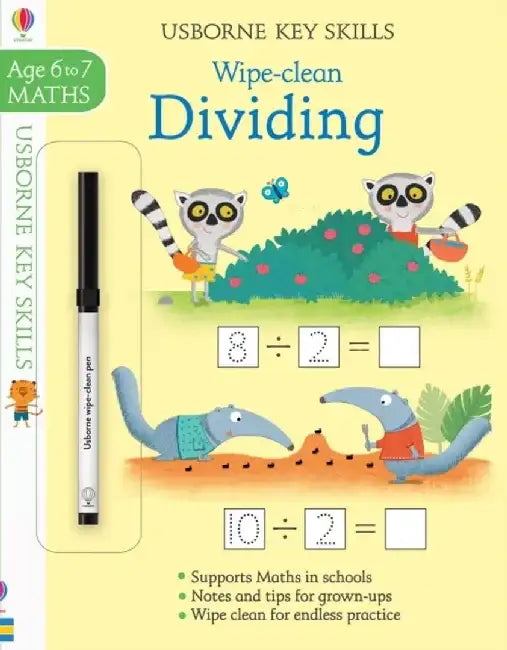 Wipe-Clean Dividing 6-7 by Clare Kirkman