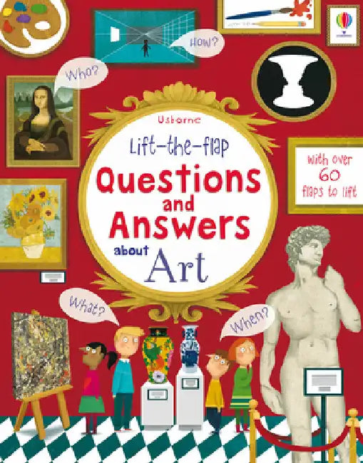 Lift-the-flap Questions and Answers about Art by Katie Daynes
