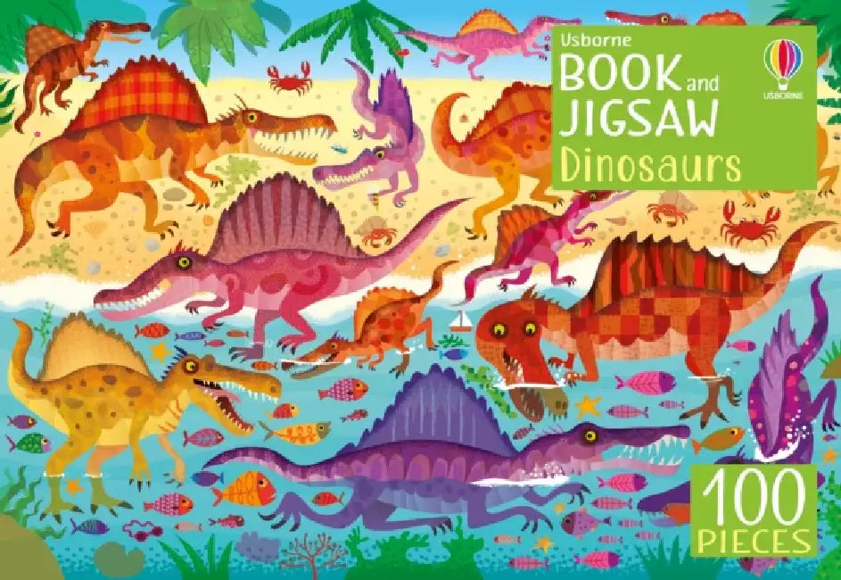Usborne Book and Jigsaw Dinosaurs by Kirsteen Robson