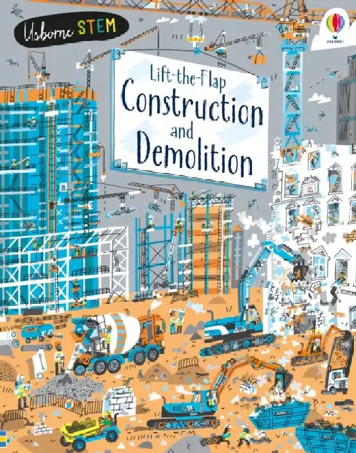Lift-the-Flap Construction & Demolition by Jerome Martin