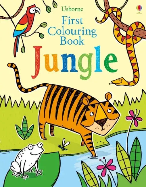 First Colouring Book Jungle by Annabelle Dufourcq