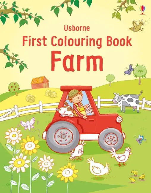 First Colouring Book Farm by Jessica Greenwell