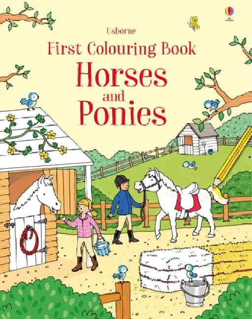 First Colouring Book Horses and Ponies by Jessica Greenwell