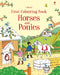 First Colouring Book Horses and Ponies by Jessica Greenwell