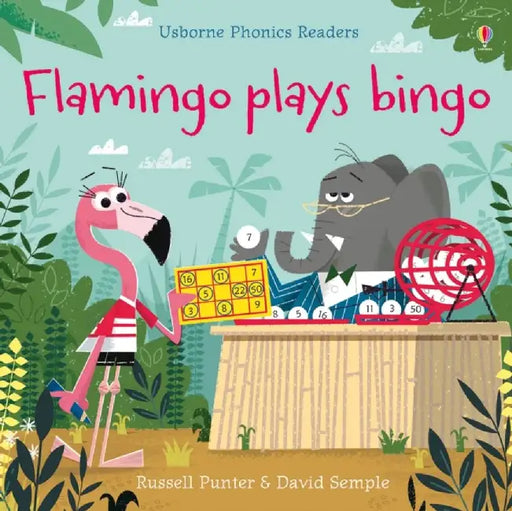 Flamingo plays Bingo by Russell Punter