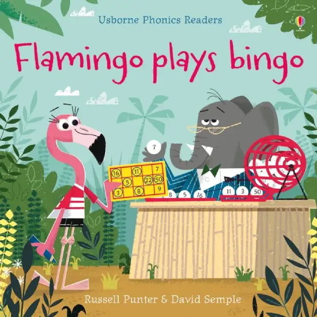 Flamingo plays Bingo by Russell Punter