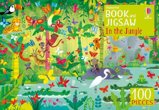 Usborne Book and Jigsaw In the Jungle by Kirsteen Robson