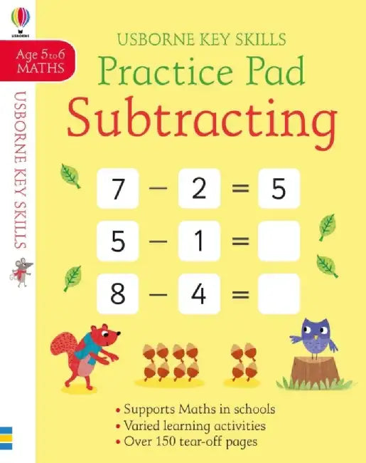 Subtracting Practice Pad 5-6 by Doug Tennapel
