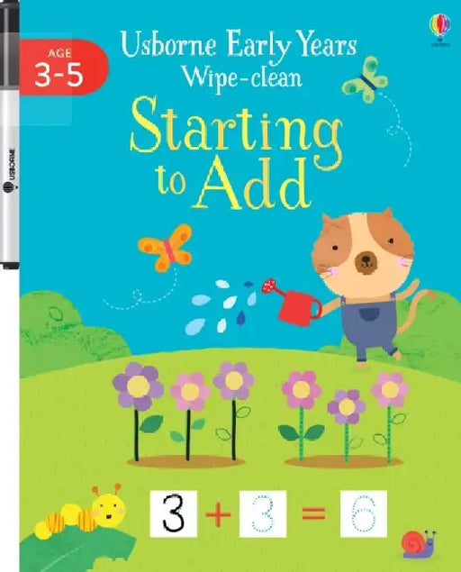 Early Years Wipe-Clean Starting to Add by Jessica Greenwell