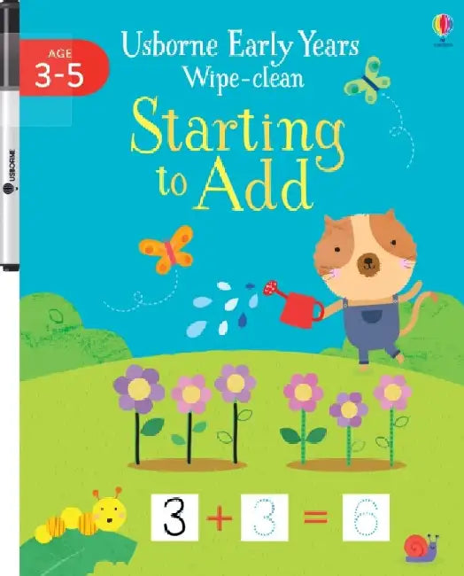 Early Years Wipe-Clean Starting to Add by Jessica Greenwell