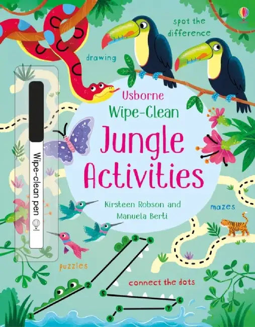 Wipe-Clean Jungle Activities by Kirsteen Robson