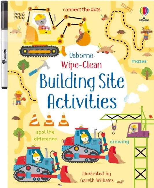 Wipe-Clean Building Site Activities by Kirsteen Robson