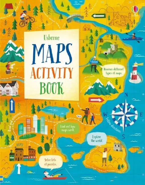 Maps Activity Book by Darran Stobbart